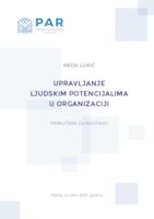 prikaz prve stranice dokumenta UPRAVLJANJE LJUDSKIM POTENCIJALIMA U ORGANIZACIJI PRIRUČNIK ZA NASTAVU